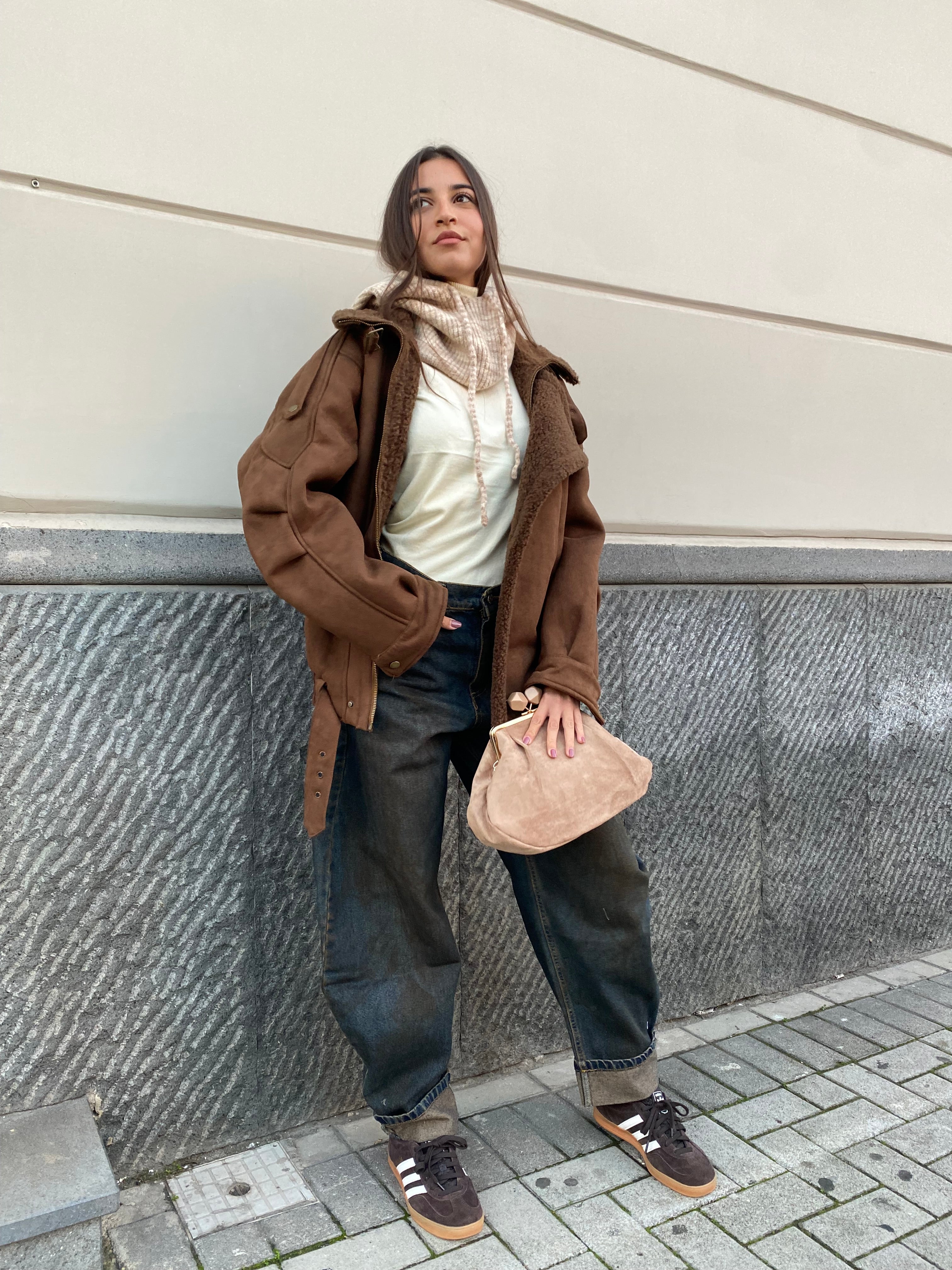 Montone con ecopelliccia 9337