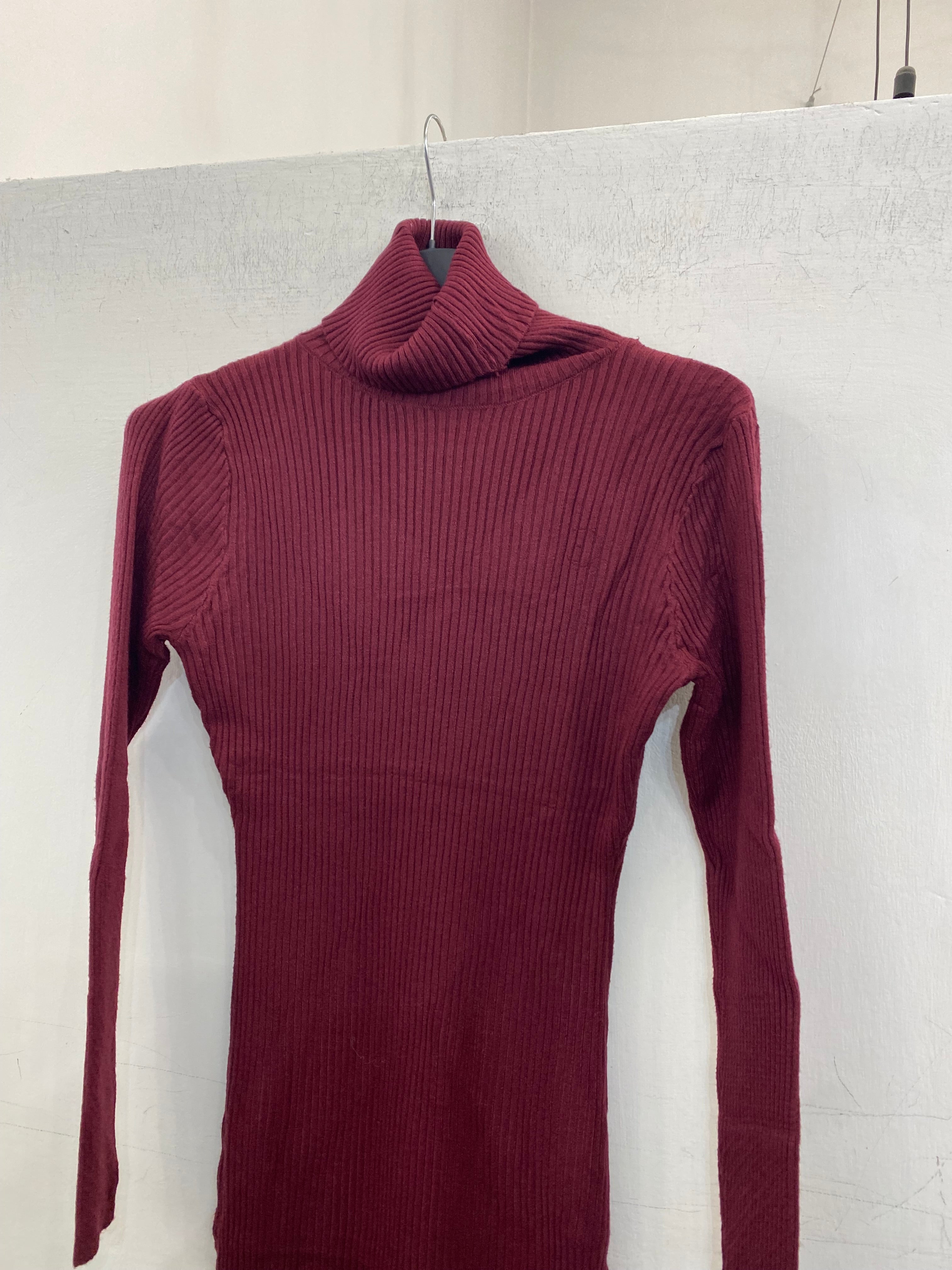 Abito di maglia a costine elasticizzato 2019