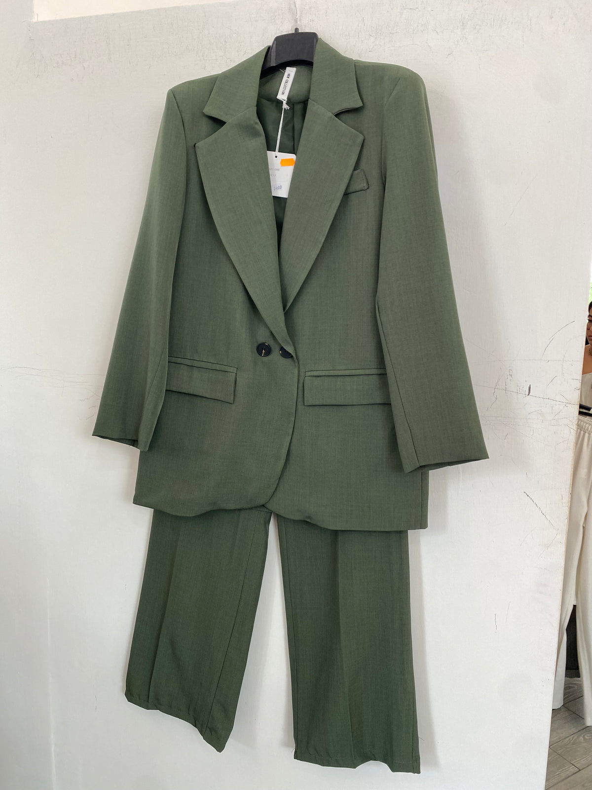 Tailleur Grace con pantalone palazzo e blazer oversize 11088