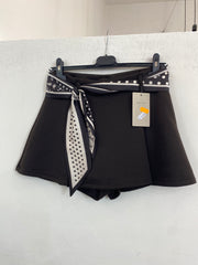 Short con cintura foulard 970131