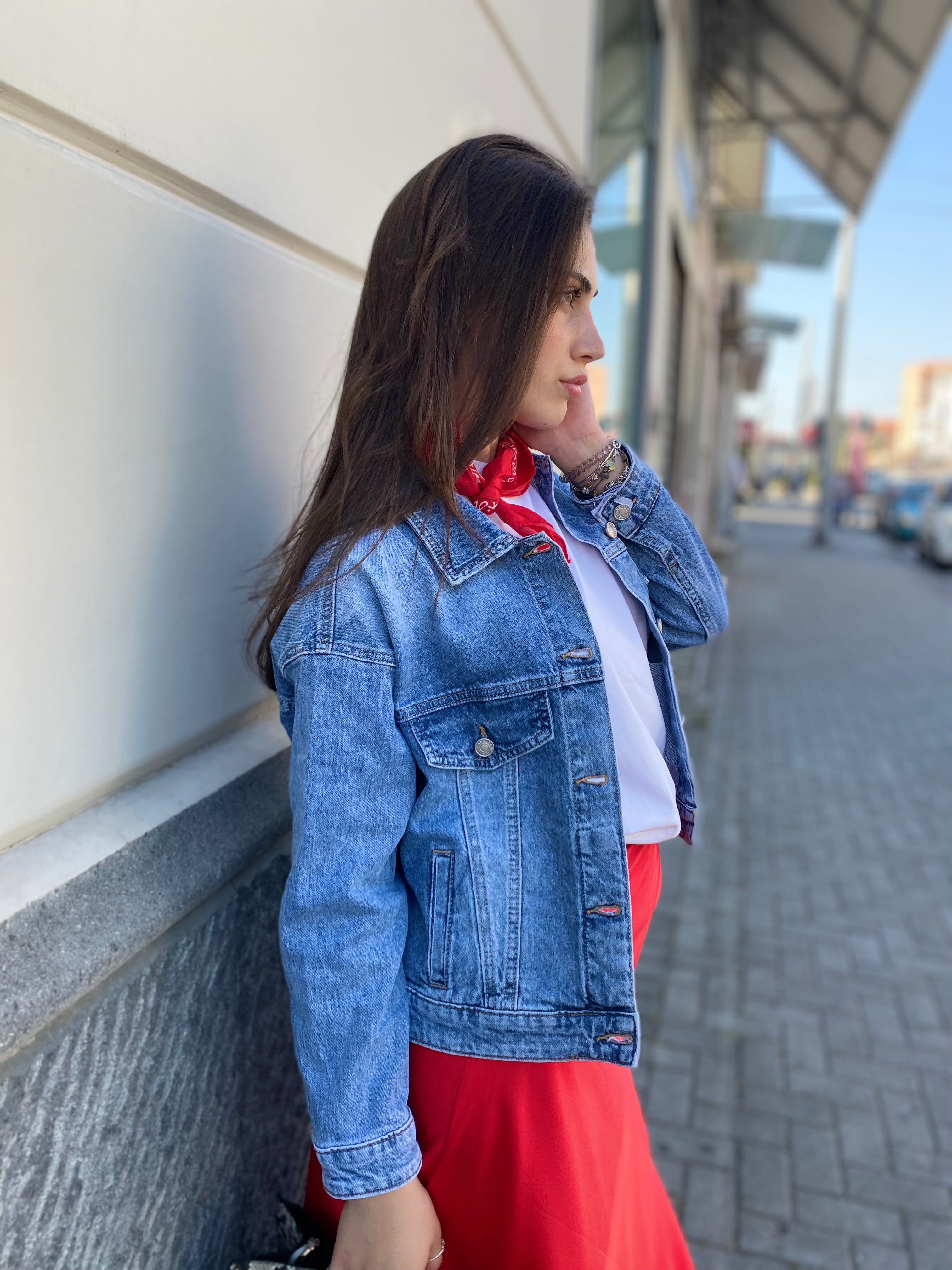 Jacket in jeans oversize 650