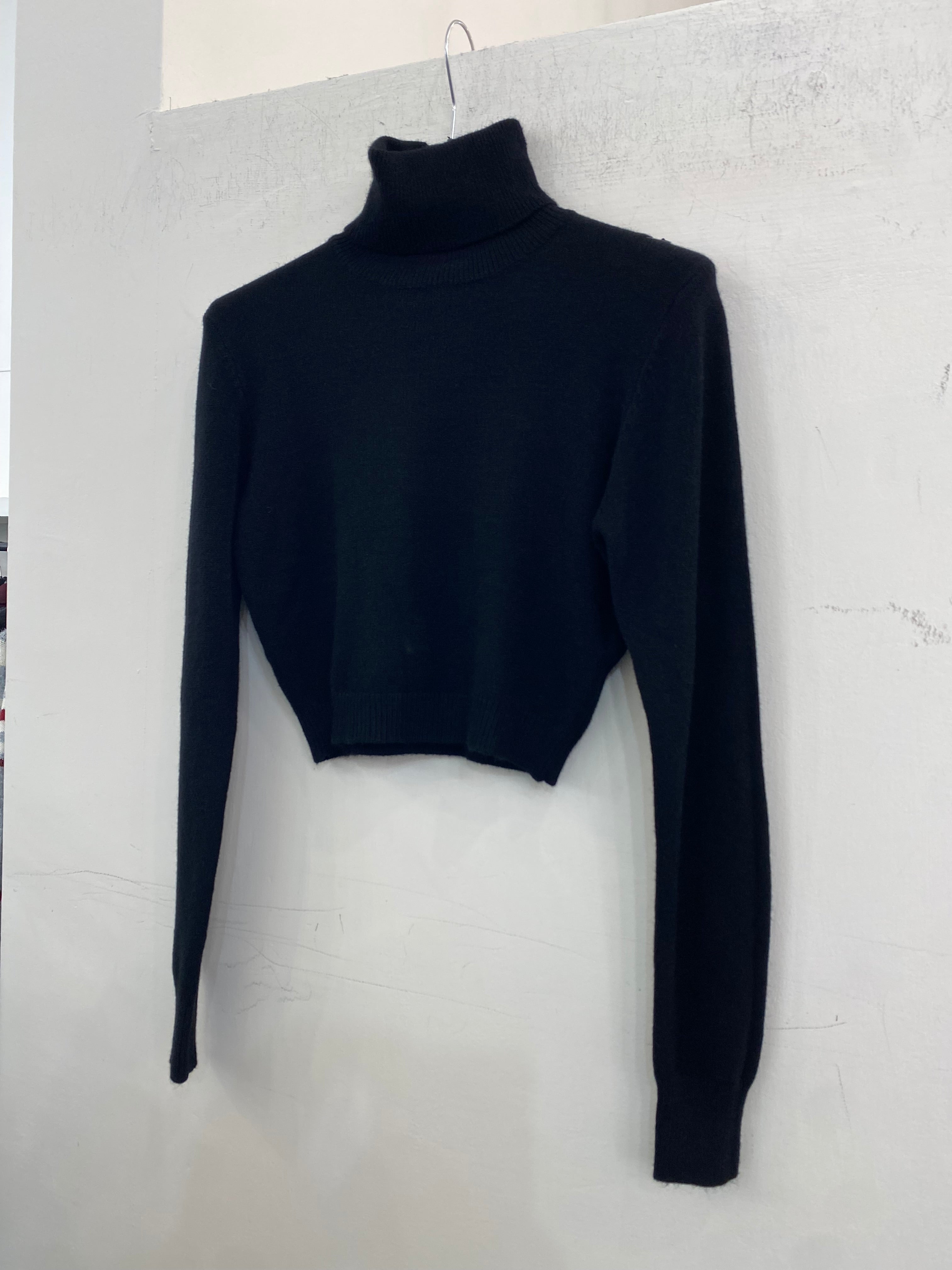 Maglione dolcevita crop 2020