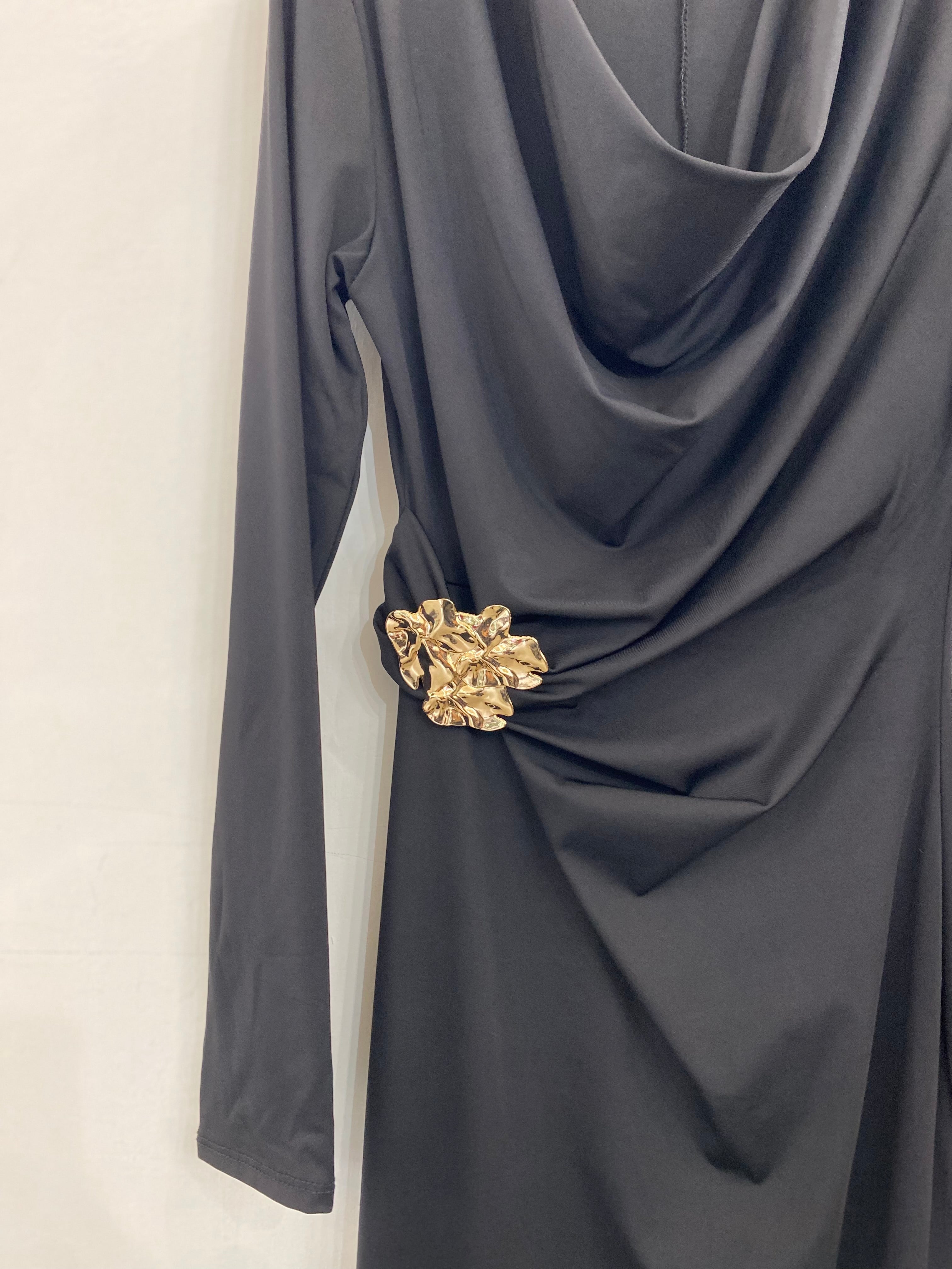 Long dress con drappeggio 43425