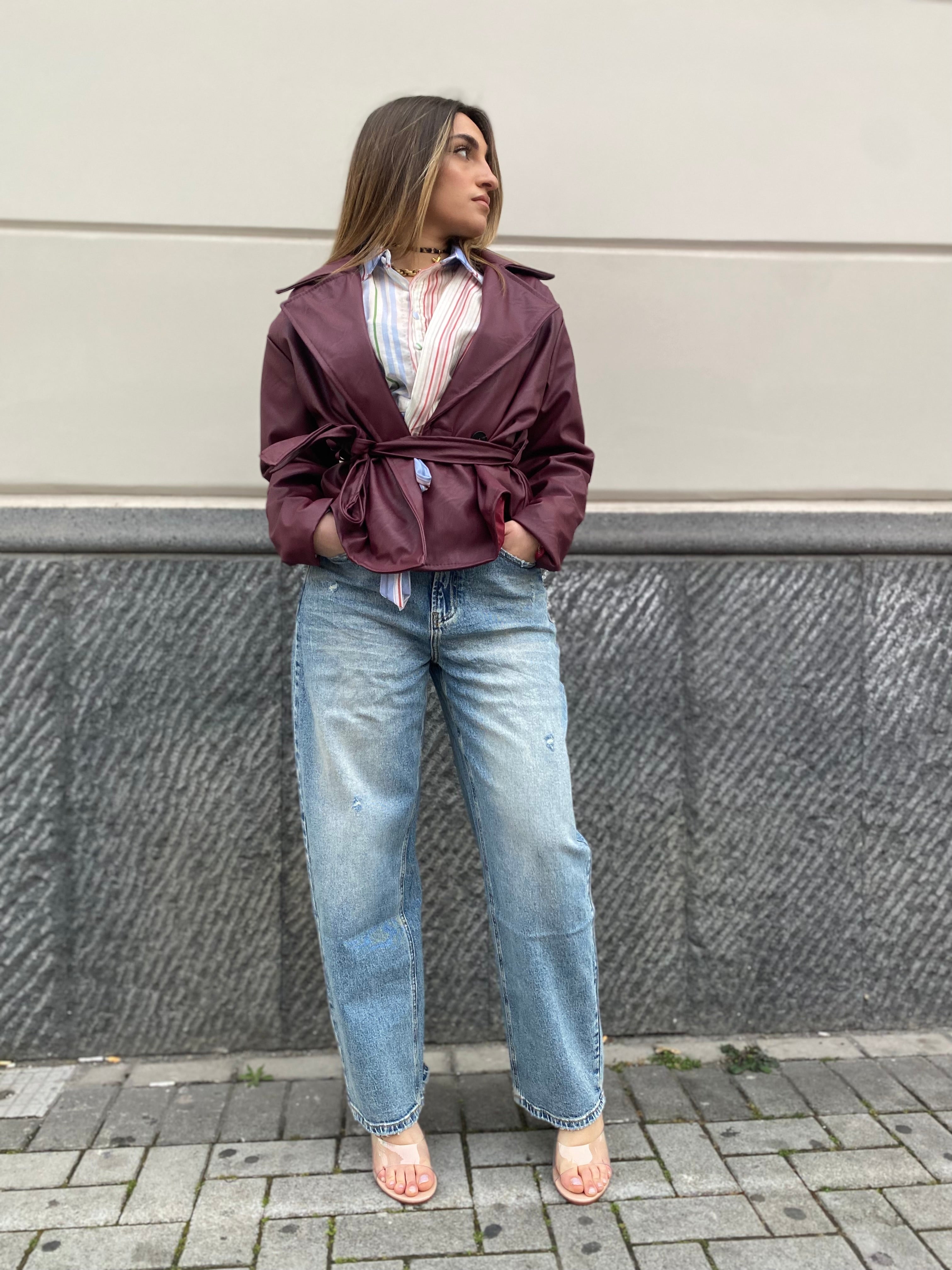 Jeans balloon sabbiato 3923