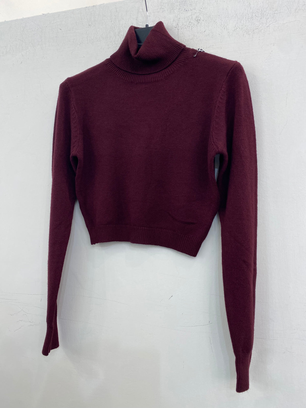 Maglione dolcevita crop 2020