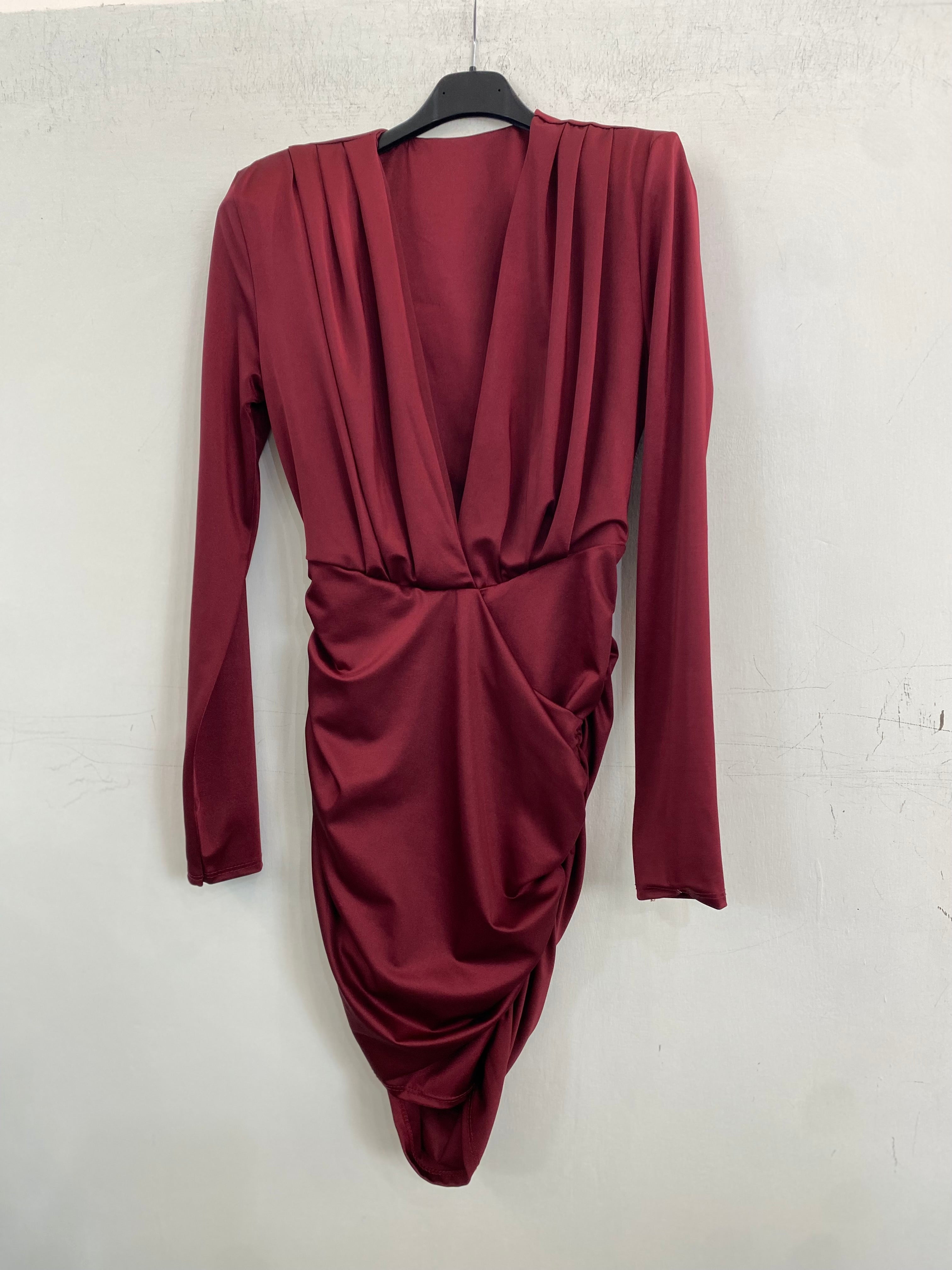 Abito in lycra con drappeggi 27388