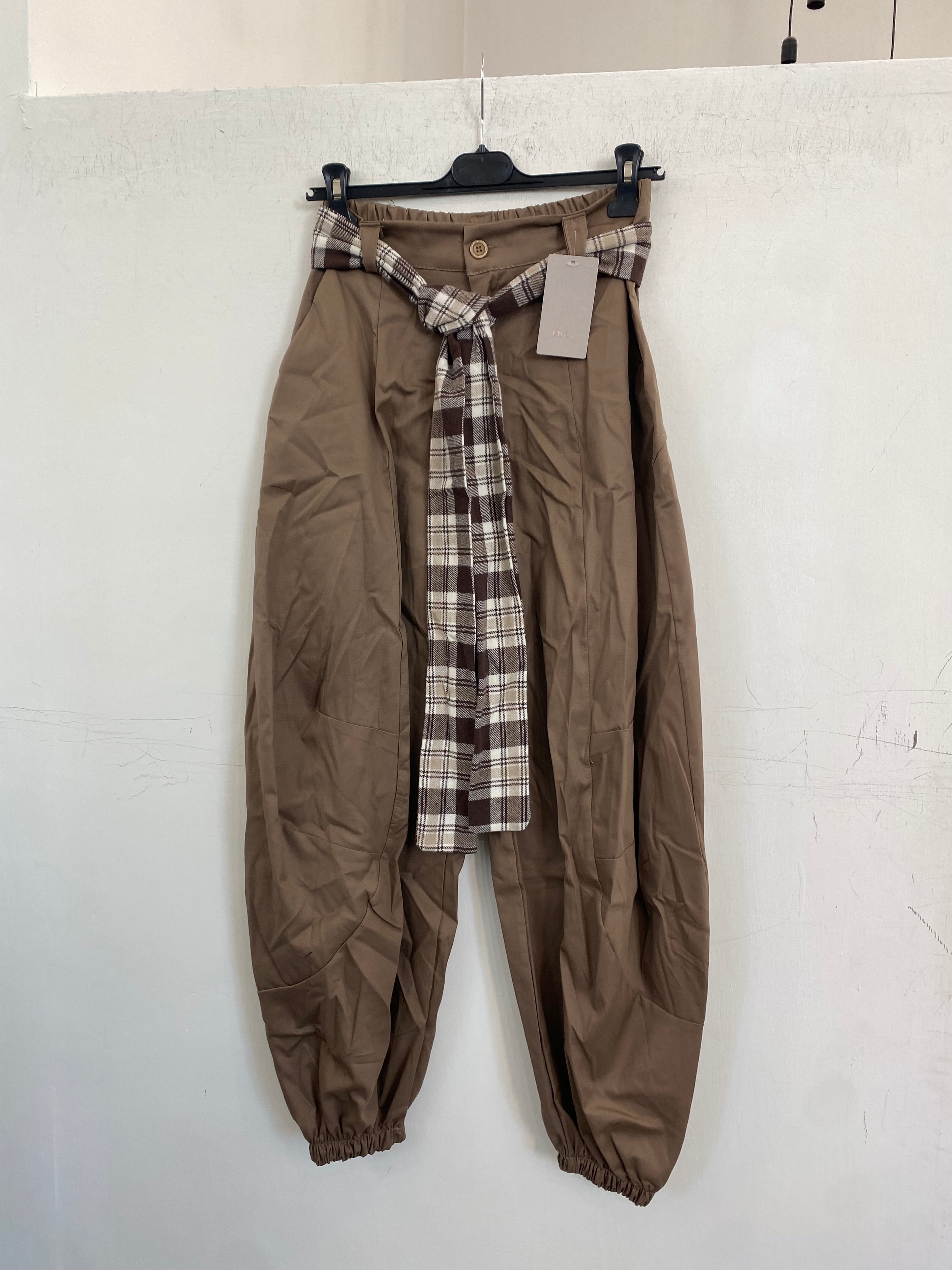 Pantalone balloon con finta camicia 96880