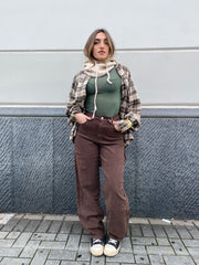 Camicia in flanella oversize 24616