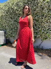 Abito lungo floreale 9958