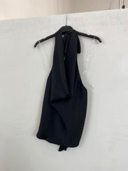 Maglia scollato effetto raso 14089