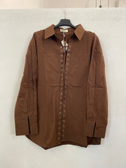Camicione oversize con stringhe 19230