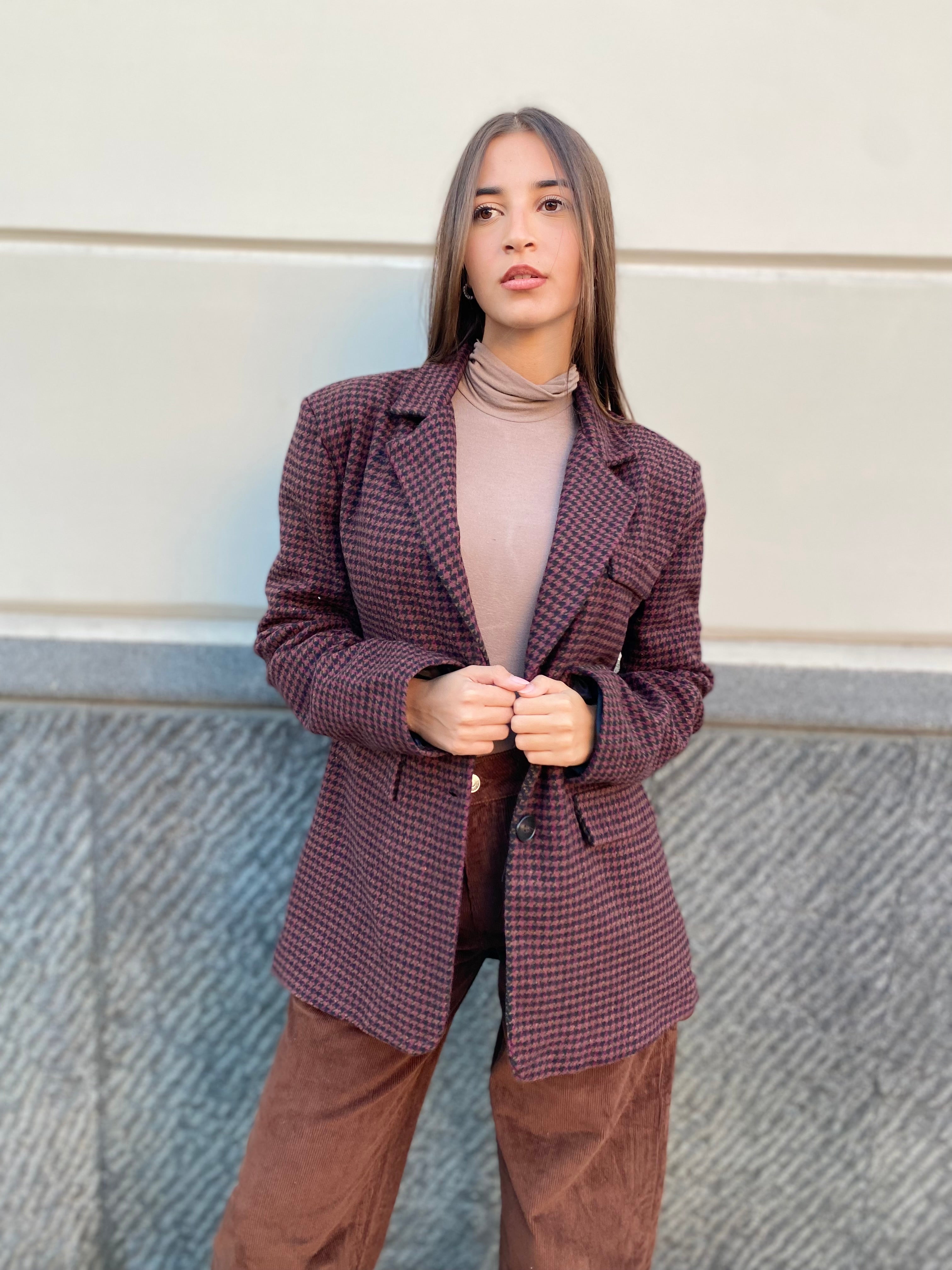 Blazer misto lana oversize 25752