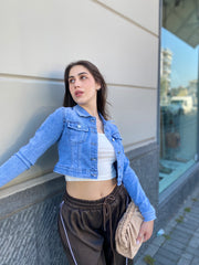 Jacket jeans crop
