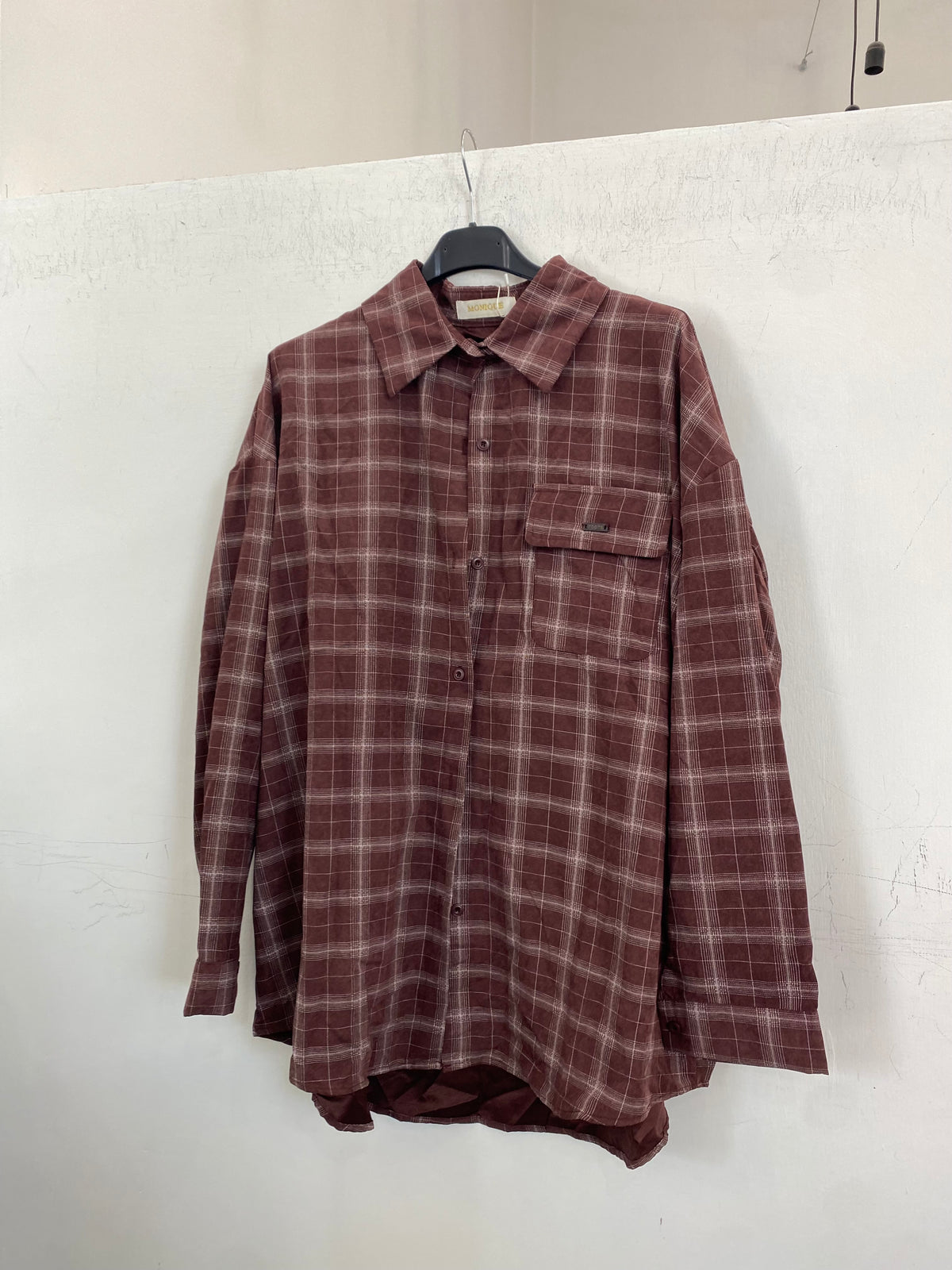 Camicia check oversize 51338