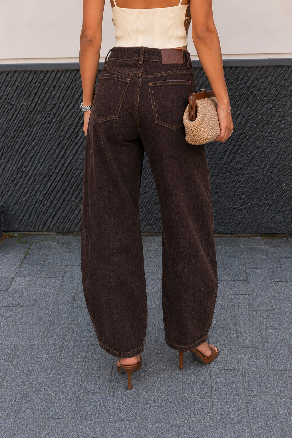Jeans balloon choco 32682