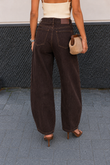Jeans balloon choco 32682