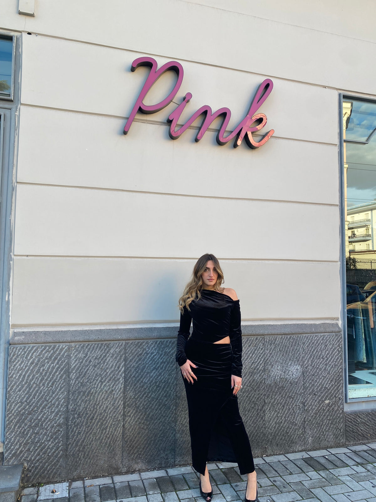 Abito lungo in ciniglia 13526