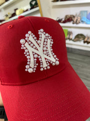 Cappello New York con perle