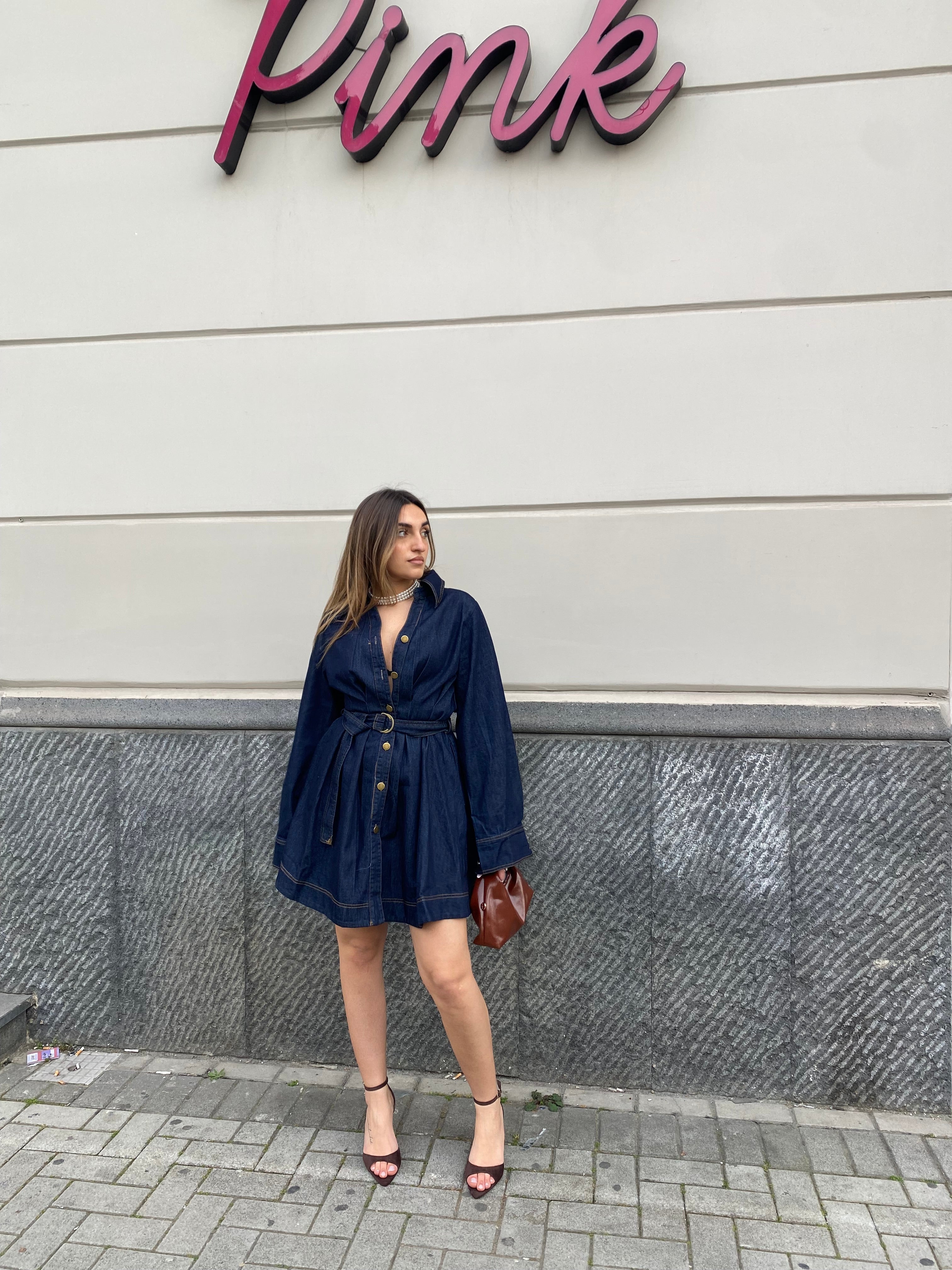 Abito in denim 19378