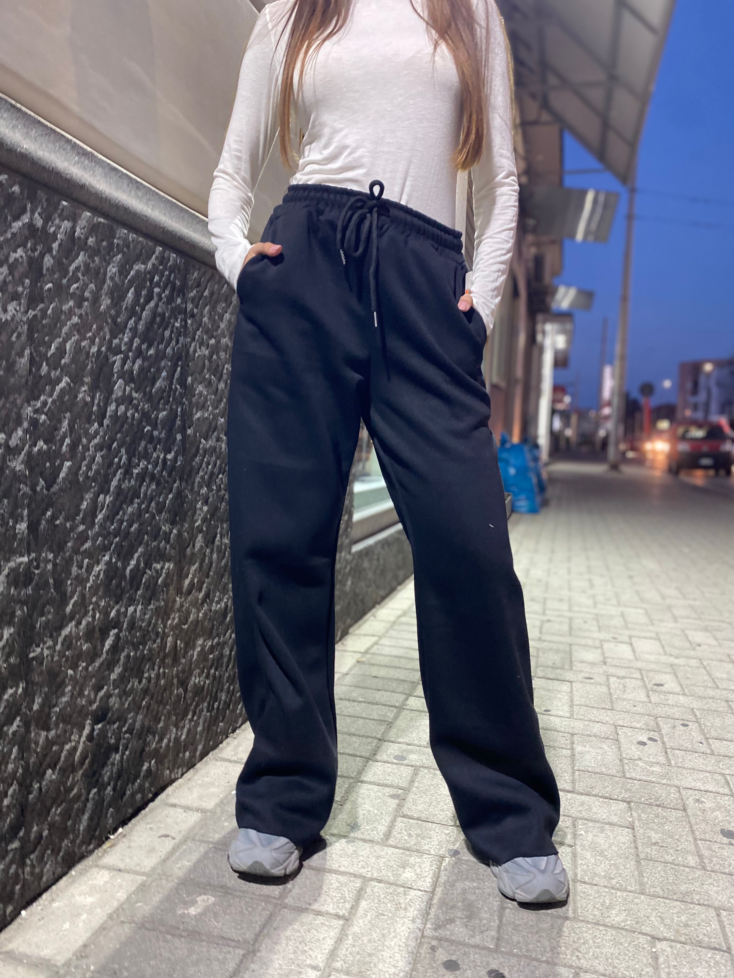 Pantalone di tuta a palazzo 32290