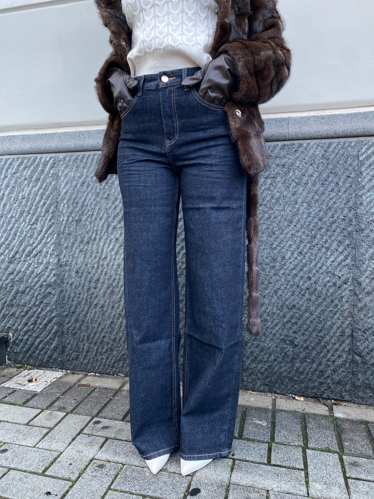 Jeans wideleg lavaggio zero 5003