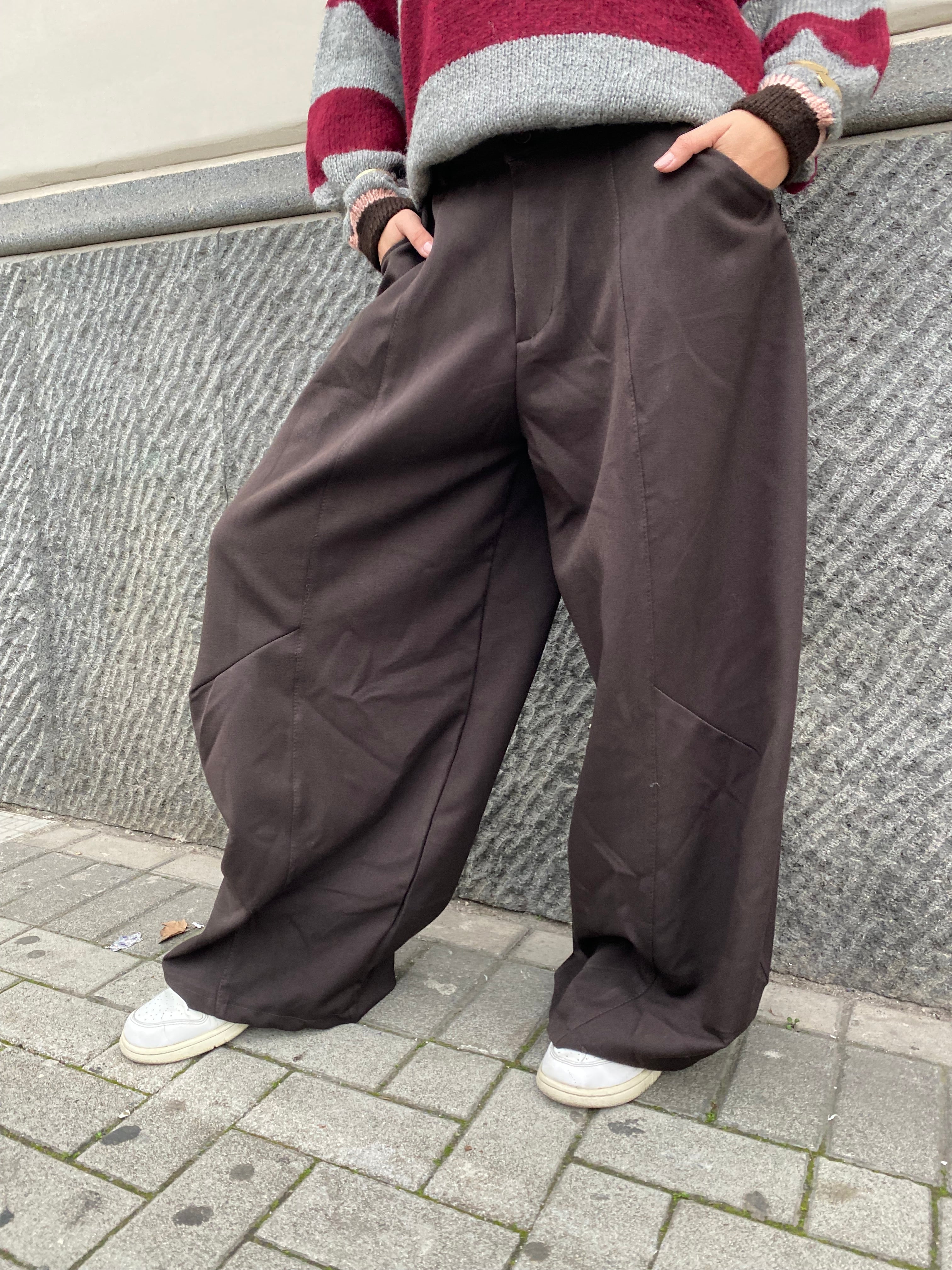 Pantalone balloon con elastico 66690