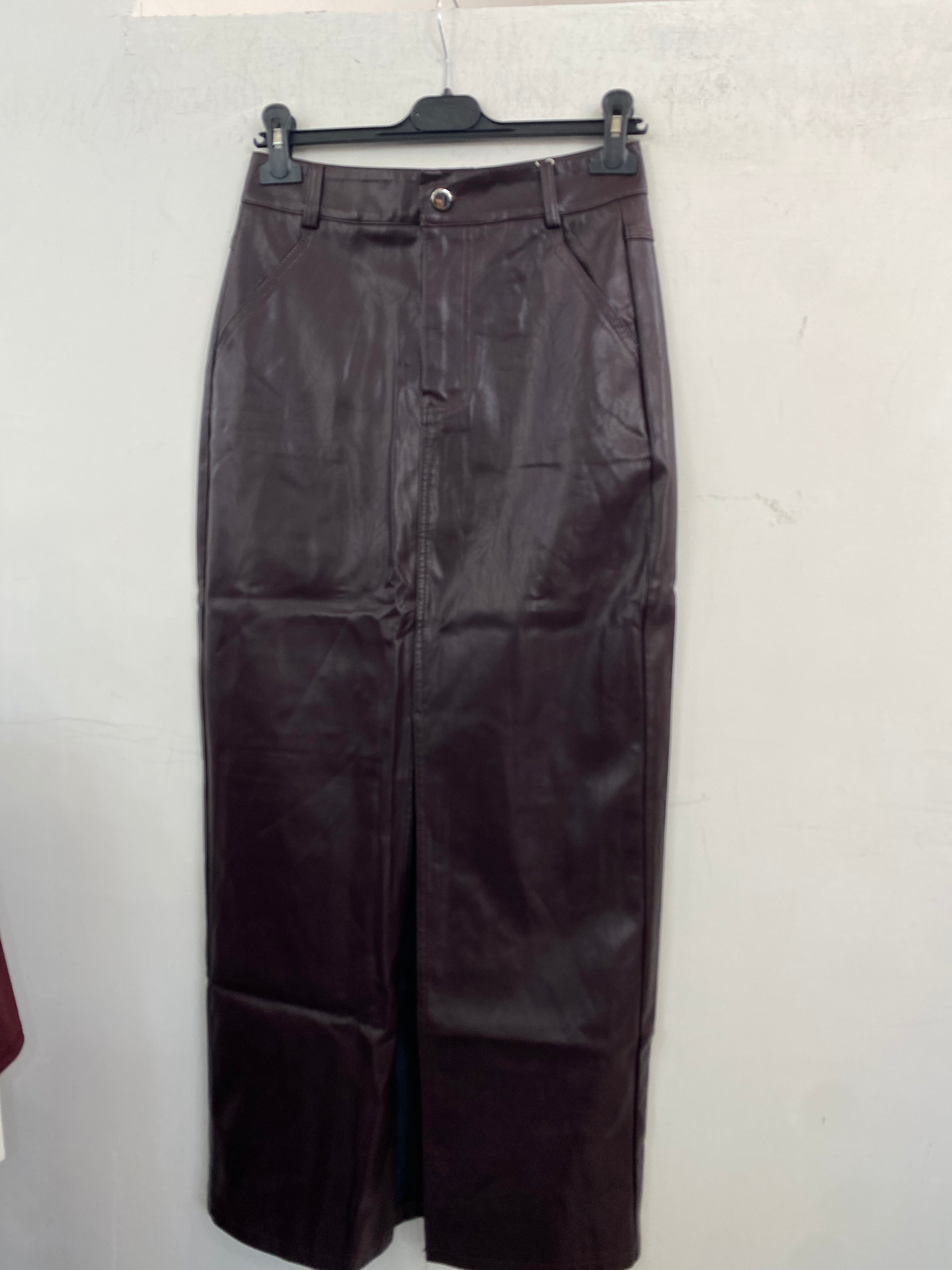 Gonna lunga ecopelle 9150