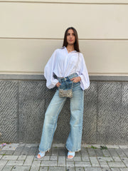 Jeans wideleg sabbiato 8000 22