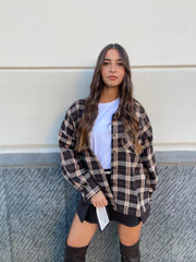 Camicia flanella oversize 24616