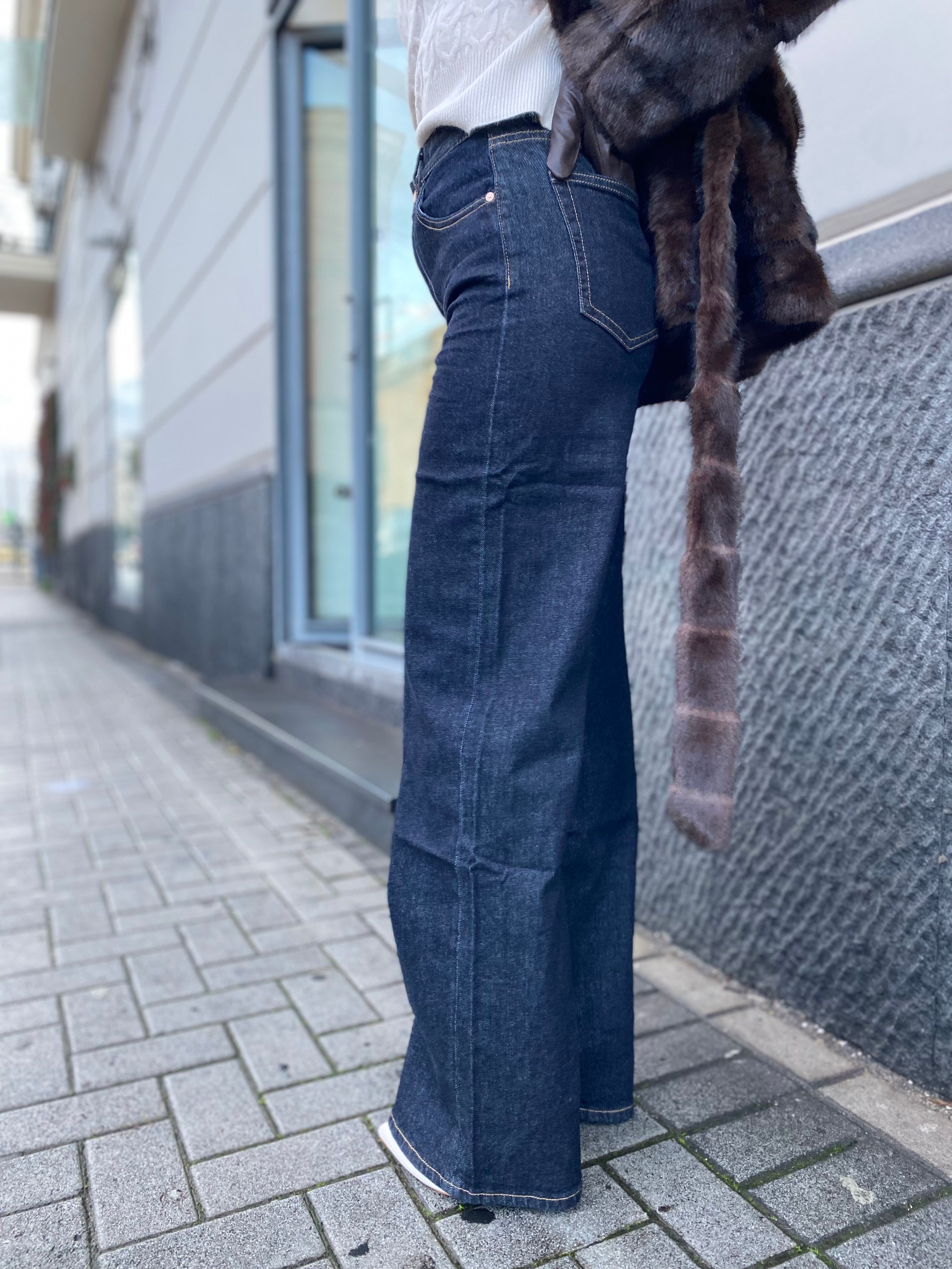 Jeans wideleg lavaggio zero 5003