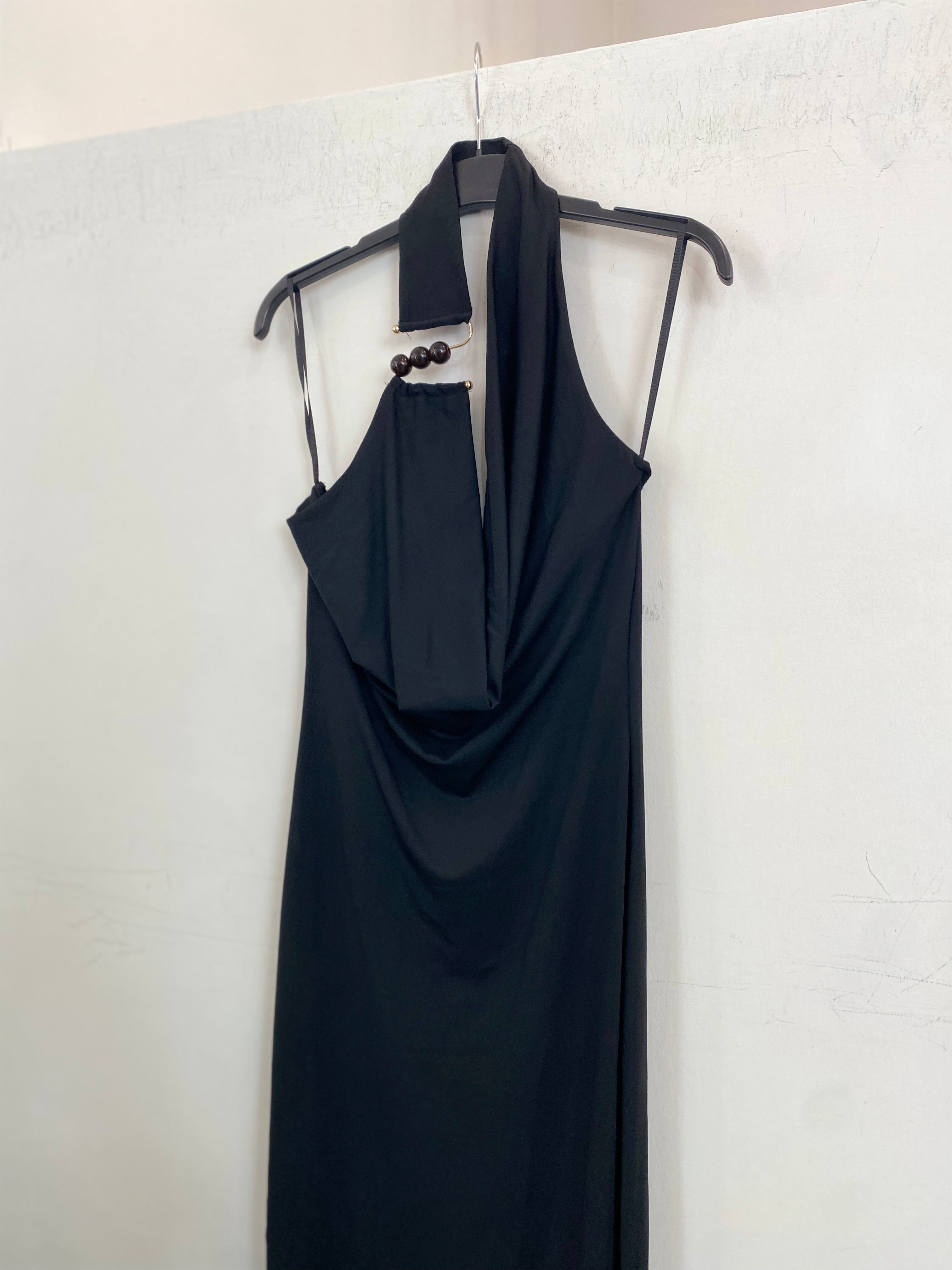 Abito metal con gancio e perline 0523