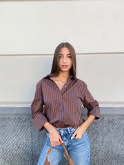 Camicia oversize a righe 50320 3215