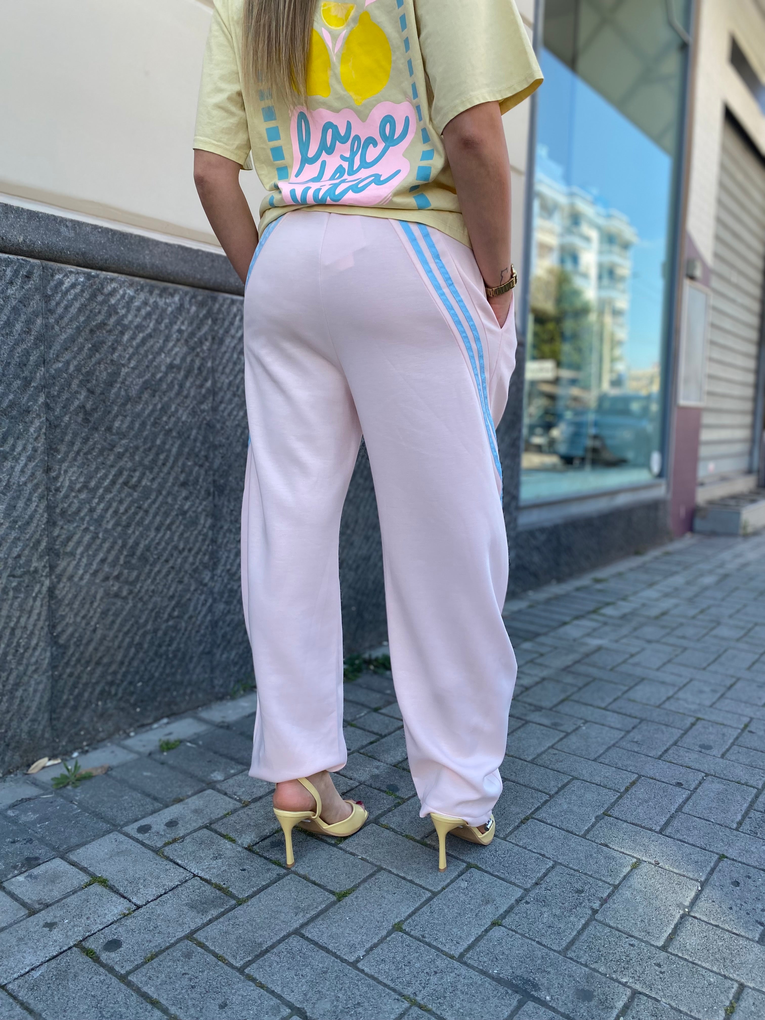 Pantalone con strisce 7906
