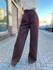 Pantalone gessato (2 colori)