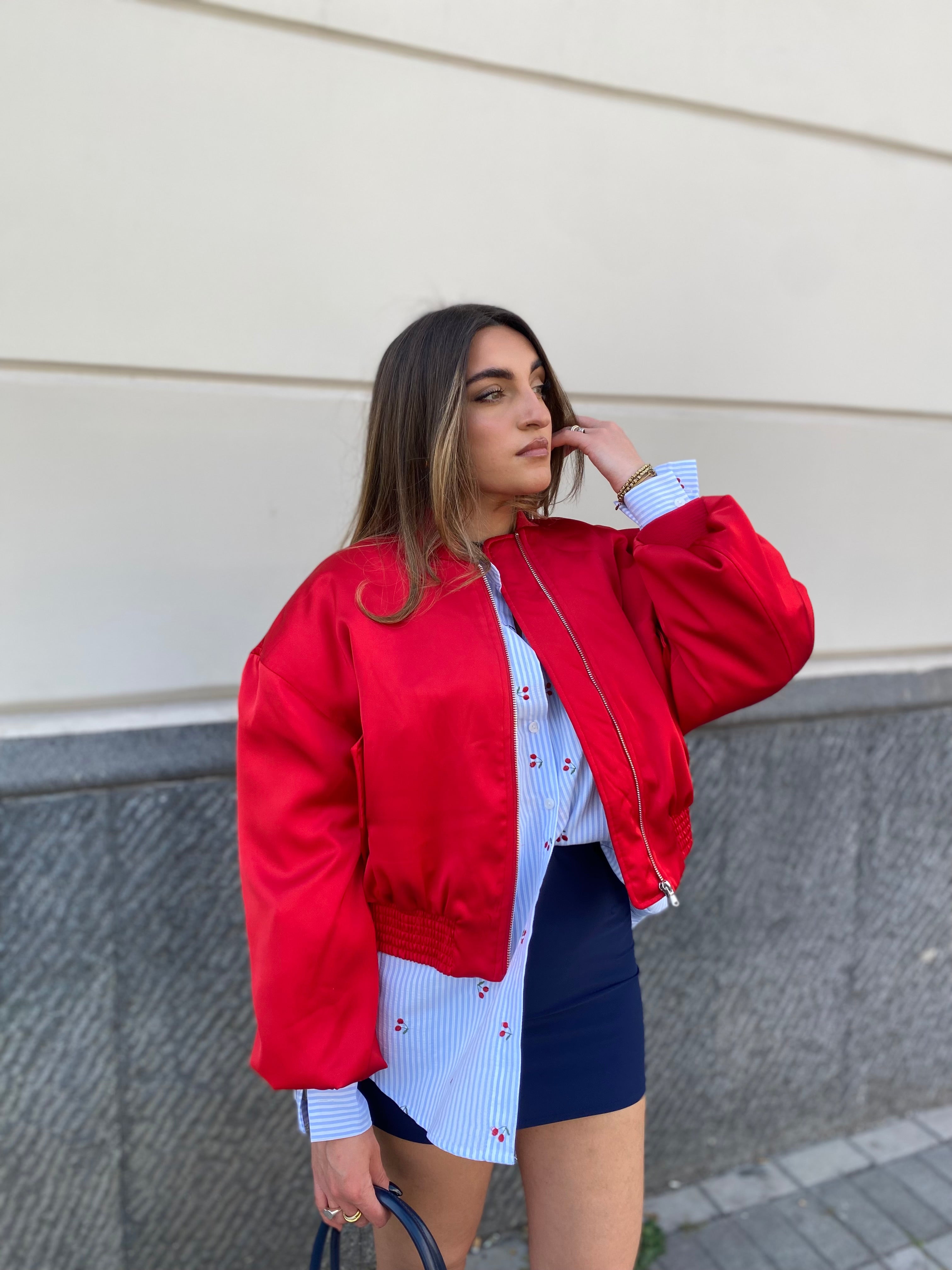 Bomber crop Lumina 5159