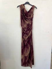Abito velato drappeggiato 23473