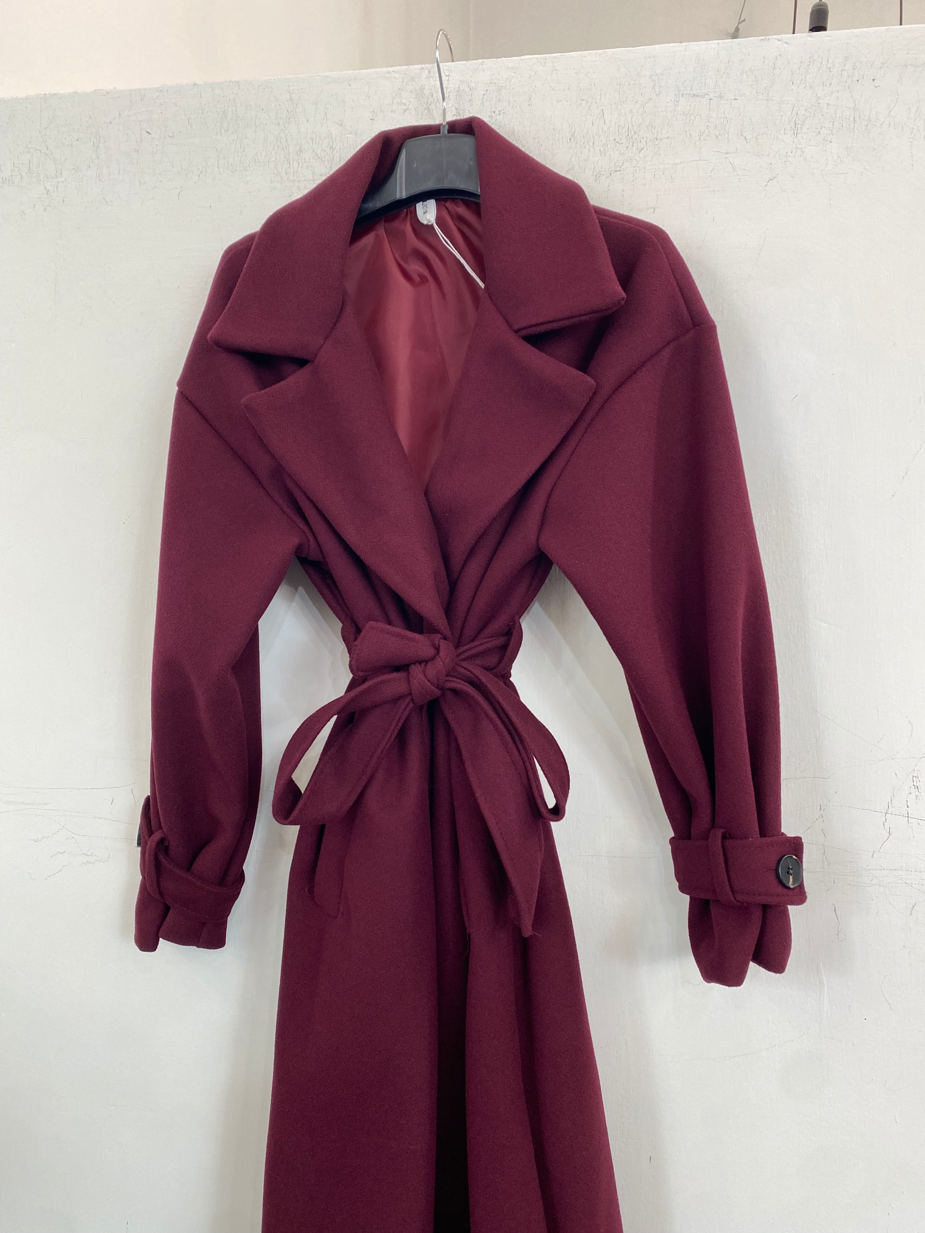 Cappotto Brooklyn con cintura 11868