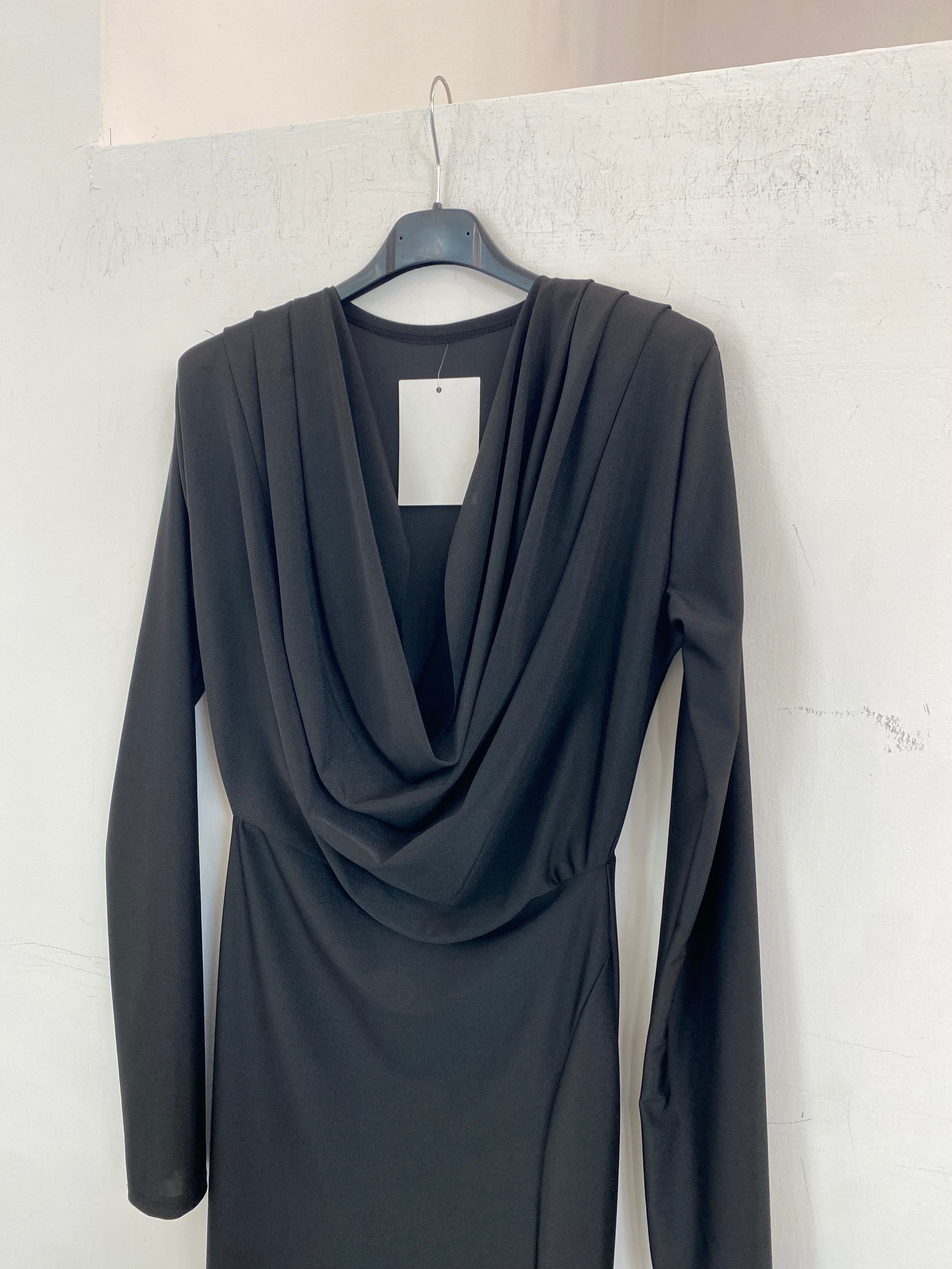 Abito in lycra drappeggiato 19351