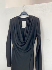 Abito in lycra drappeggiato 19351