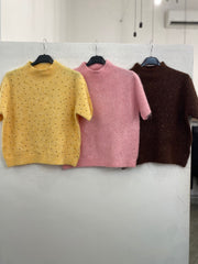 Maglione manica corta 10077