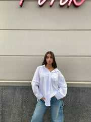 Camicia con manicotti oversize 2640
