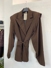 Blazer con spalline spaziali 25076