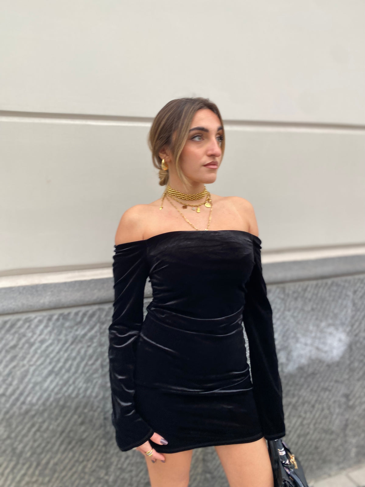 Abito corto in ciniglia 133975