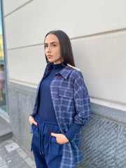 Camicia check oversize 51338