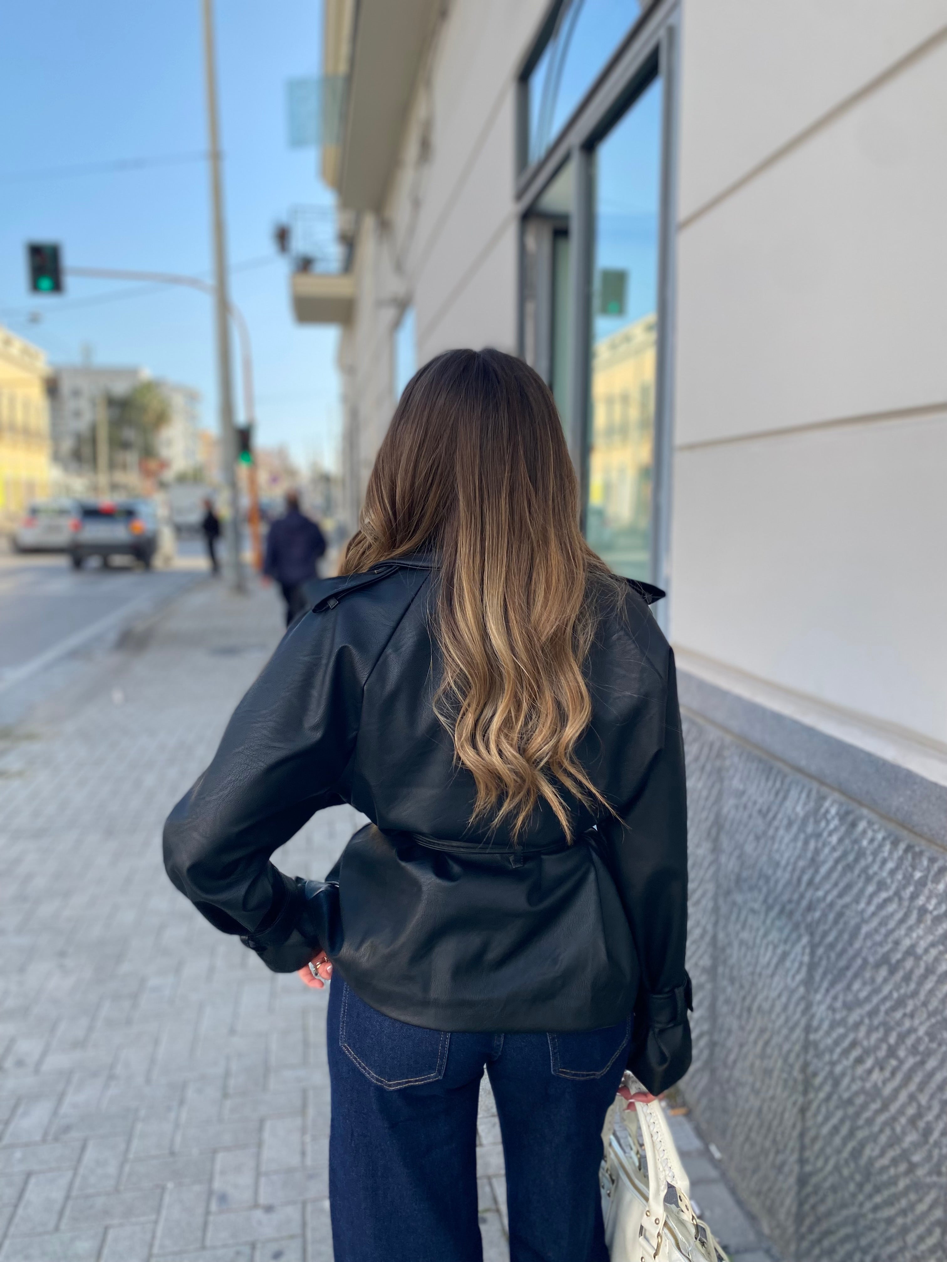 Trench in ecopelle 13365