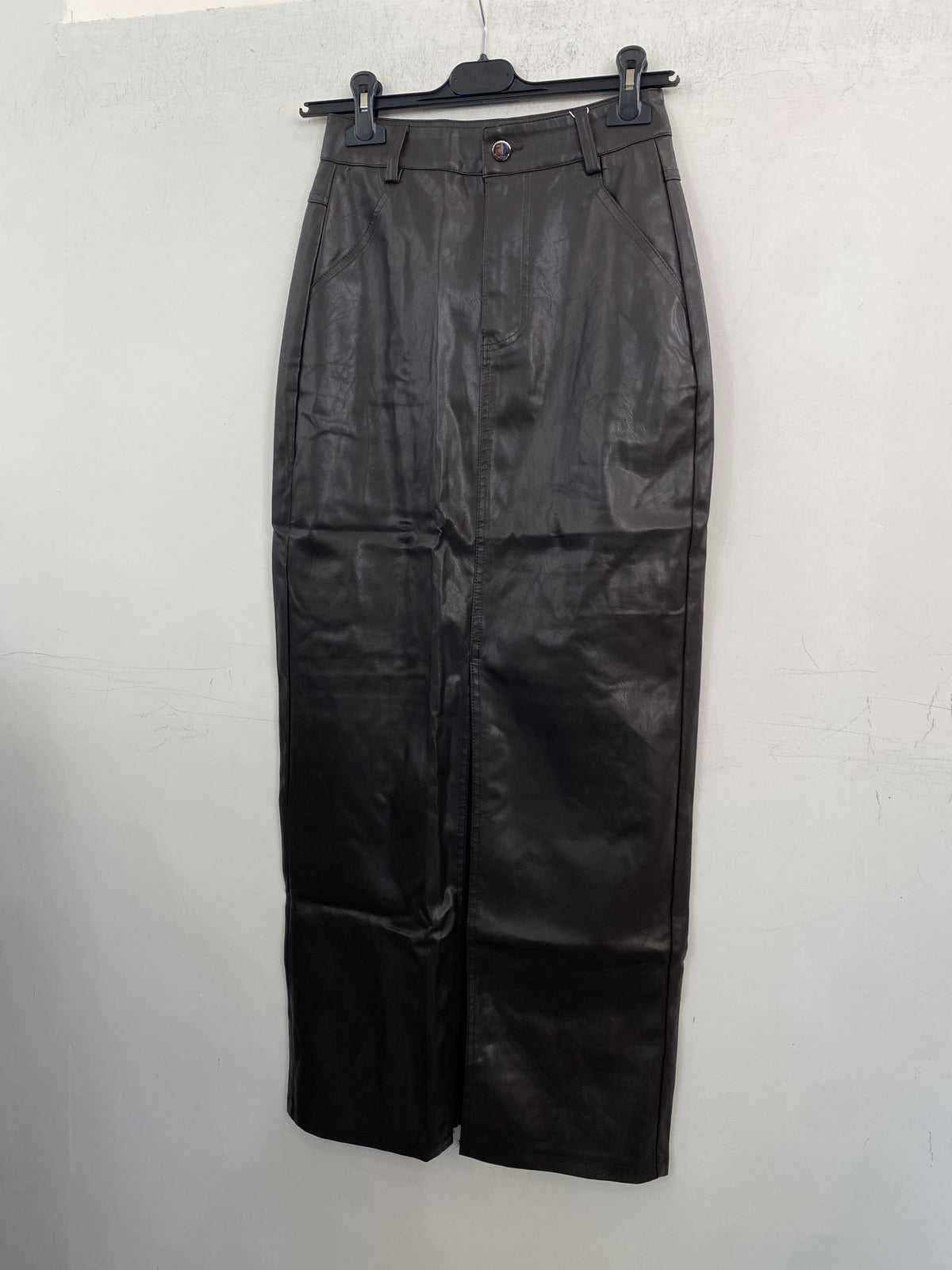 Gonna lunga ecopelle 9150