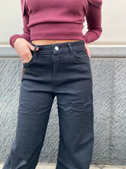 Jeans balloon black 2119