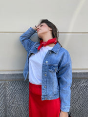 Jacket in jeans oversize 650