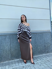 Gonna lunga in ecopelle 67097