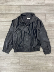 Jacket chiodo ecopelle oversize 006